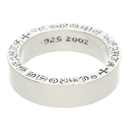 Chrome Hearts 6mm SPACER PLAIN 925 Silver Ring Size ONE SIZE
