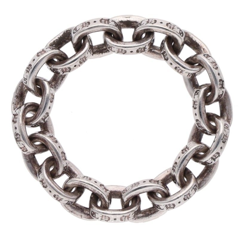 Chrome Hearts PAPER CHAIN Silver Ring Size ONE SIZE