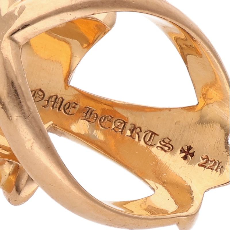 Chrome Hearts 22K Sapphire Infinity Cross Ring Size JP 14