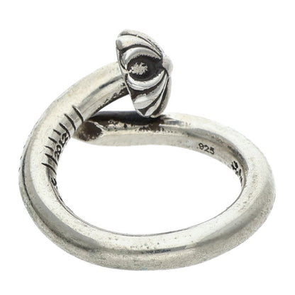 Chrome Hearts 925 NAIL CRSBALL Silver Ring Size 6.5