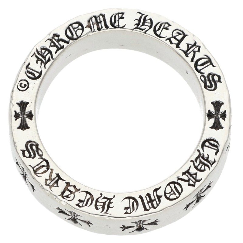 Chrome Hearts 6mm Spacer Forever Silver Ring Size ONE SIZE