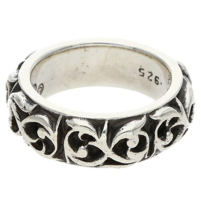 Chrome Hearts Eternity Vine Band Silver Ring Size 15.5