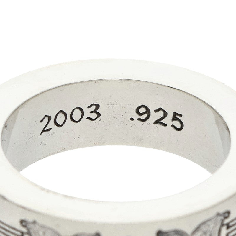 Chrome Hearts 6mm Spacer Dagger Silver Ring Size JP 9