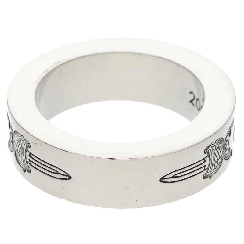 Chrome Hearts 6mm Spacer Dagger Silver Ring Size JP 9