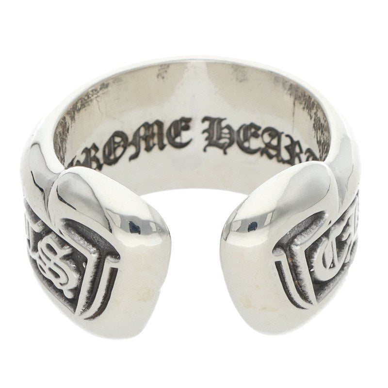 Chrome Hearts Small Scroll Label Silver Ring Size ONE SIZE