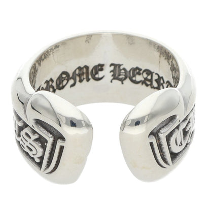 Chrome Hearts Small Scroll Label Silver Ring Size ONE SIZE