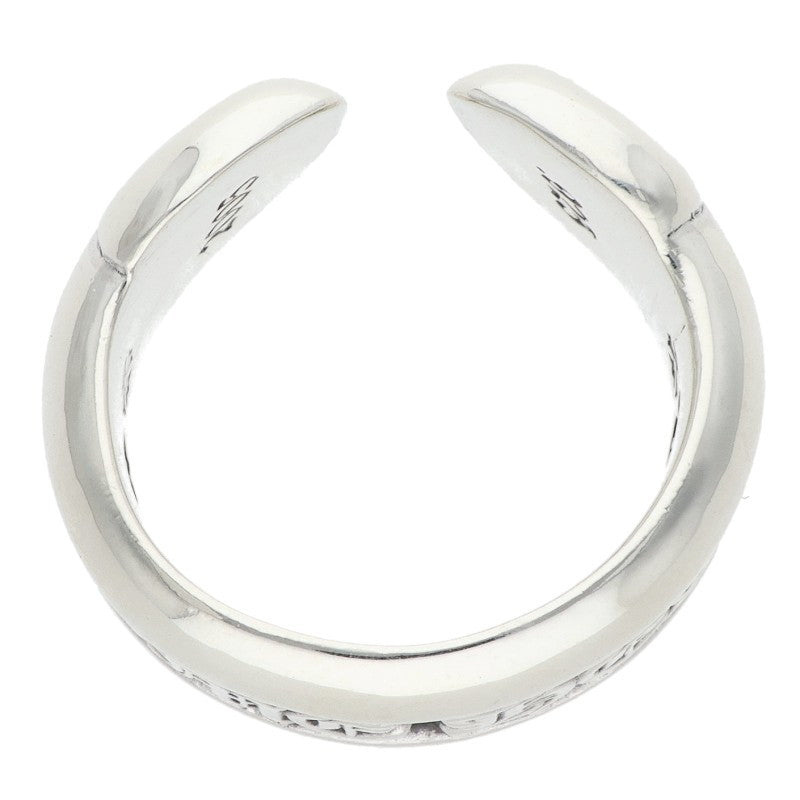 Chrome Hearts Small Scroll Label Silver Ring Size ONE SIZE