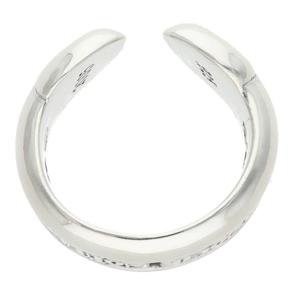 Chrome Hearts Small Scroll Label Silver Ring Size ONE SIZE