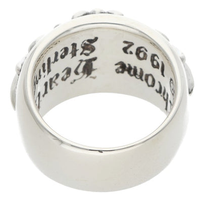 Chrome Hearts Floral Cross 1 Silver Ring Size ONE SIZE