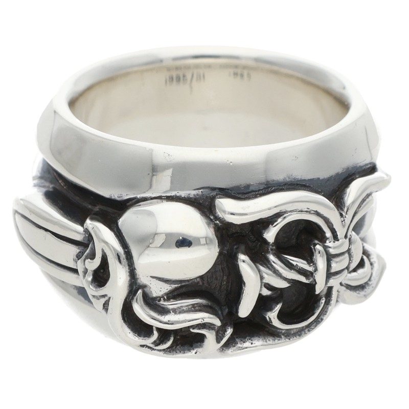 Chrome Hearts Dagger Heart Silver Ring Size ONE SIZE