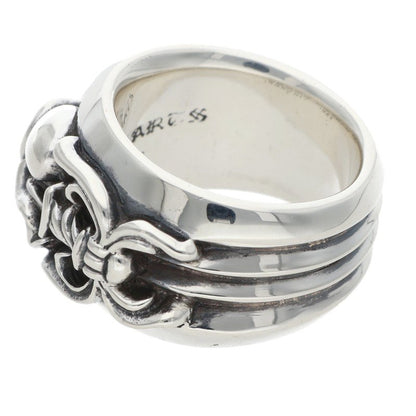 Chrome Hearts Dagger Heart Silver Ring Size ONE SIZE