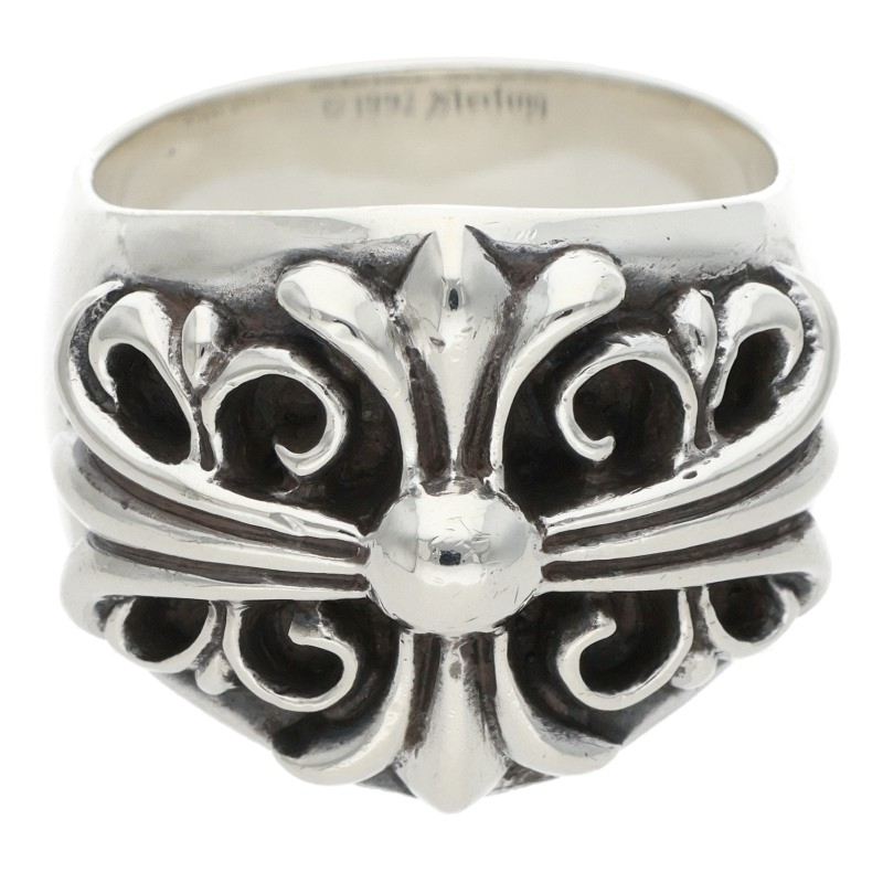 Chrome Hearts Keeper Sterling Silver Ring Size ONE SIZE
