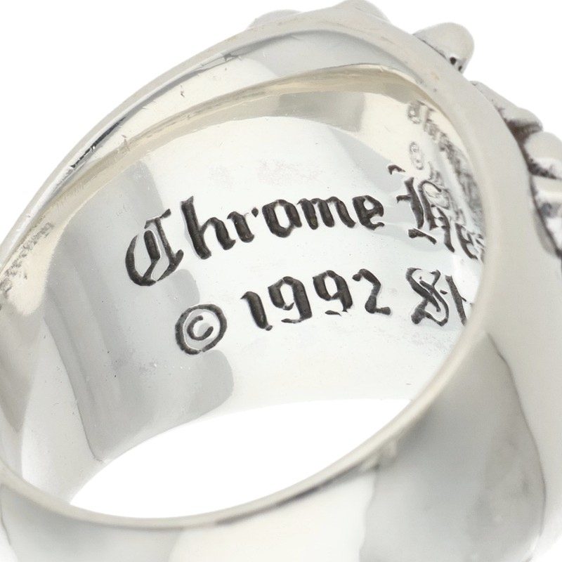 Chrome Hearts Keeper Sterling Silver Ring Size ONE SIZE