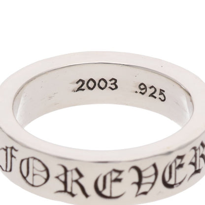 Chrome Hearts 925 6mm Spacer Silver Ring Size ONE SIZE