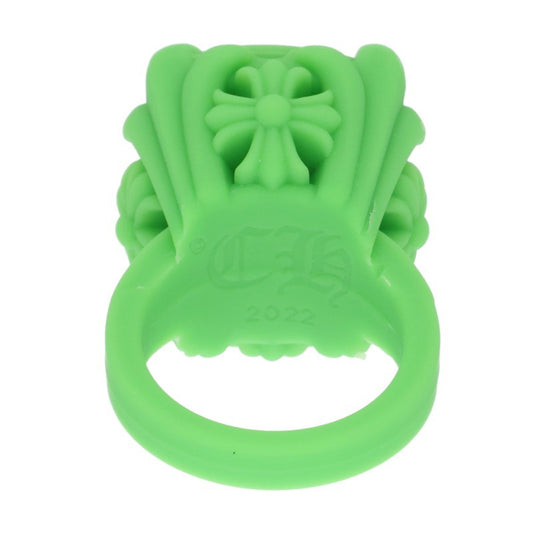 Chrome Hearts COCL&TAIL PLSTC Green Ring Size ONE SIZE