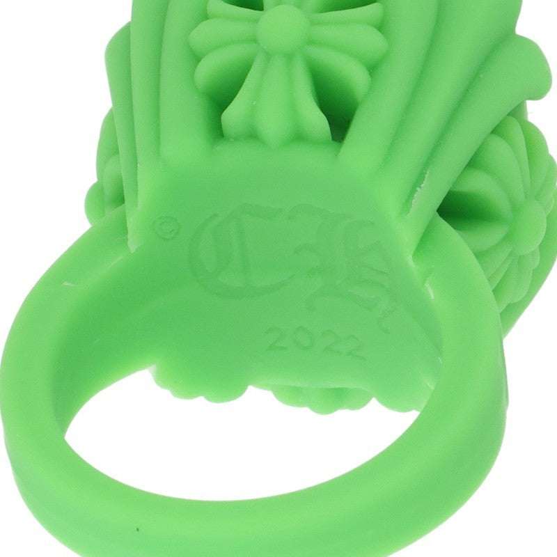 Chrome Hearts COCL&TAIL PLSTC Green Ring Size ONE SIZE
