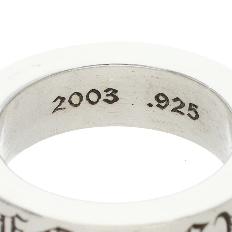 Chrome Hearts 6mm Spacer Forever Silver Ring Size ONE SIZE