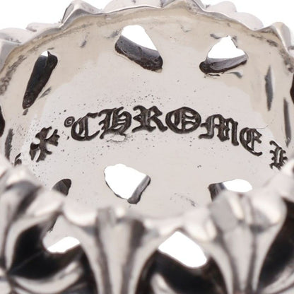 Chrome Hearts 925 Silver Cemetery Cross Ring Size JP 18.5