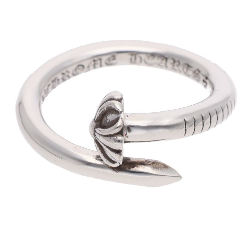 Chrome Hearts 925 NAIL CRSBALL Silver Ring Size 16.5