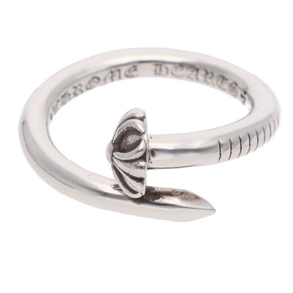 Chrome Hearts 925 NAIL CRSBALL Silver Ring Size 16.5