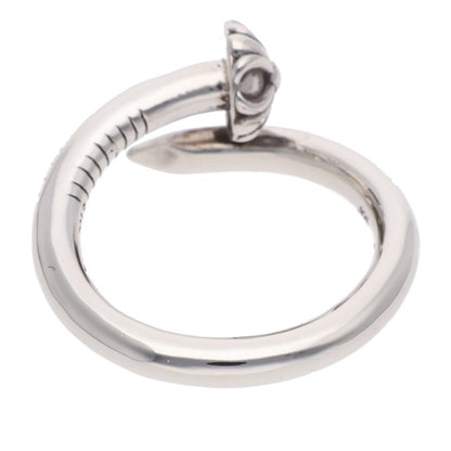 Chrome Hearts 925 NAIL CRSBALL Silver Ring Size 16.5