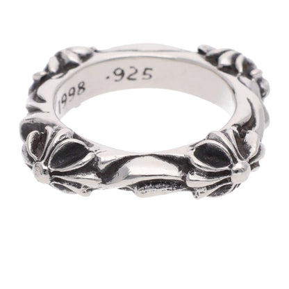 Chrome Hearts 925 SBT BAND Silver Ring Size ONE SIZE