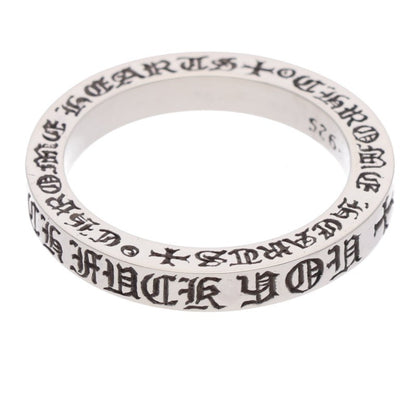 Chrome Hearts 925 3mm Spacer Silver Ring Size ONE SIZE