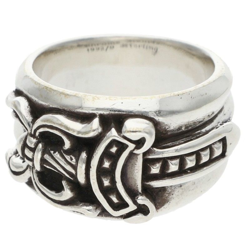 Chrome Hearts Dagger Sterling Silver Ring Size 12.5