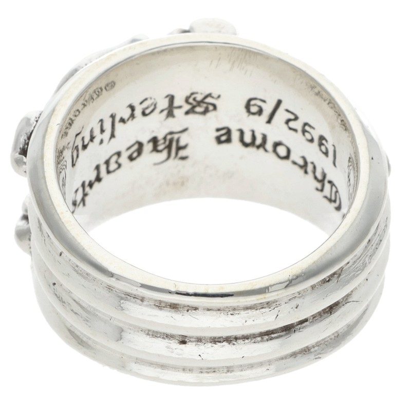 Chrome Hearts Dagger Sterling Silver Ring Size 12.5
