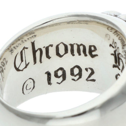 Chrome Hearts FLRL CRS Floral Silver Ring Size ONE SIZE