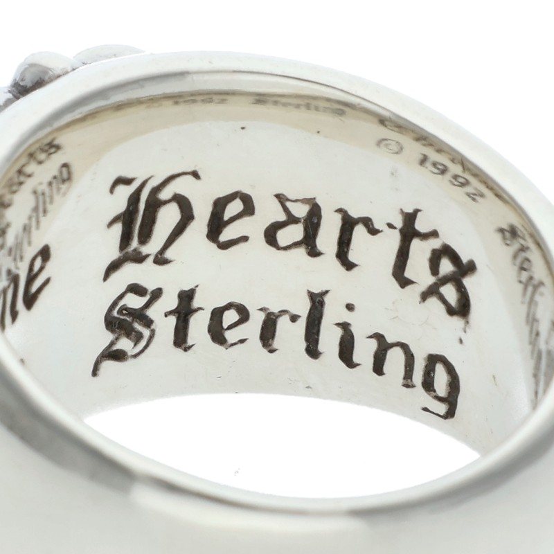 Chrome Hearts FLRL CRS Floral Silver Ring Size ONE SIZE