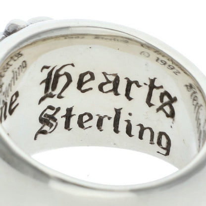 Chrome Hearts FLRL CRS Floral Silver Ring Size ONE SIZE