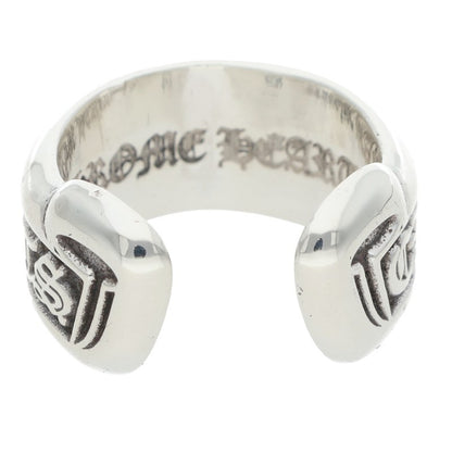 Chrome Hearts SM SCROLL LABEL 925 Silver Ring Size ONE SIZE