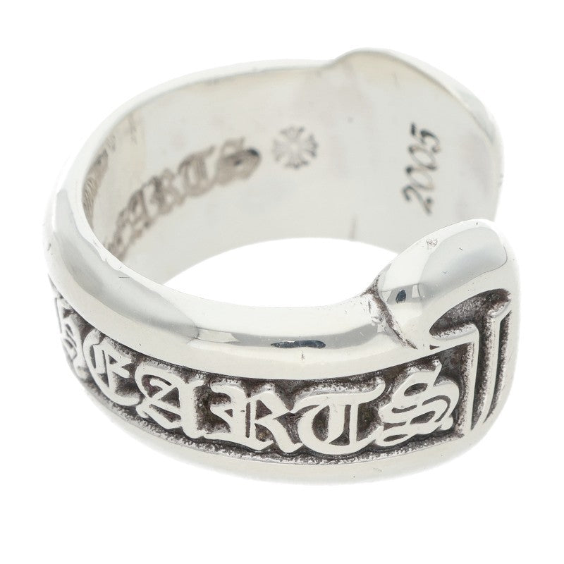 Chrome Hearts SM SCROLL LABEL 925 Silver Ring Size ONE SIZE