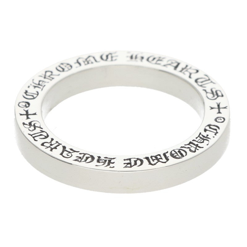 Chrome Hearts 3mm Spacer Plain 925 Silver Ring Size ONE SIZE