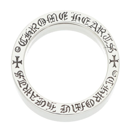 Chrome Hearts 6mm Spacer Plain 925 Silver Ring Size ONE SIZE
