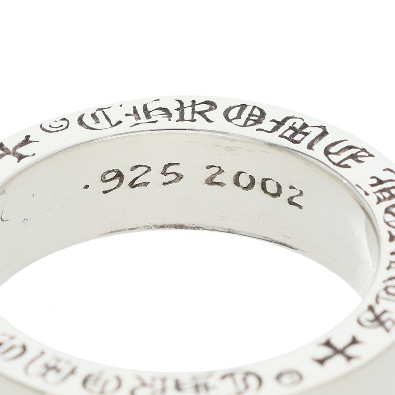 Chrome Hearts 6mm Spacer Plain 925 Silver Ring Size ONE SIZE