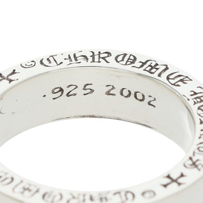 Chrome Hearts 6mm Spacer Plain 925 Silver Ring Size ONE SIZE