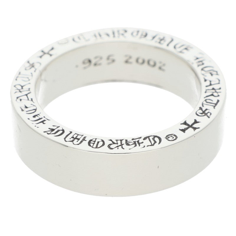 Chrome Hearts 6mm Spacer Plain 925 Silver Ring Size ONE SIZE