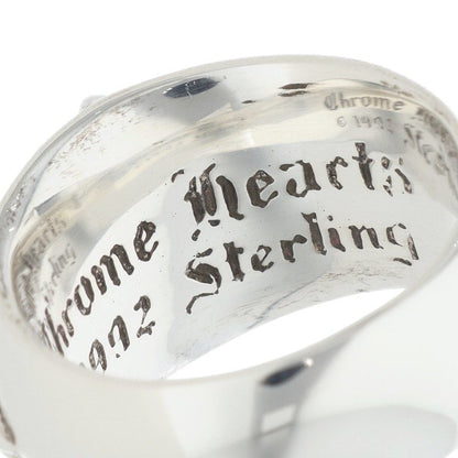 Chrome Hearts FLRL CRS Floral Cross Silver Ring Size 18.5