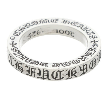 Chrome Hearts 3mm Spacer Fuck You Silver Ring Size ONE SIZE