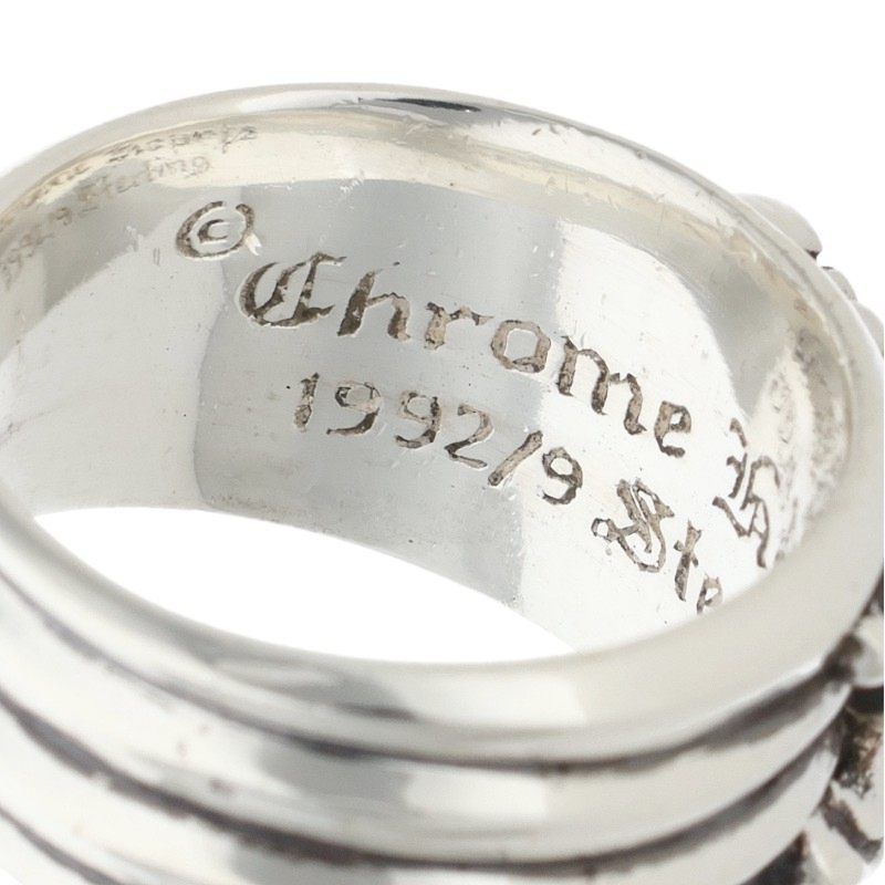 Chrome Hearts Dagger Sterling Silver Ring Size 21.5