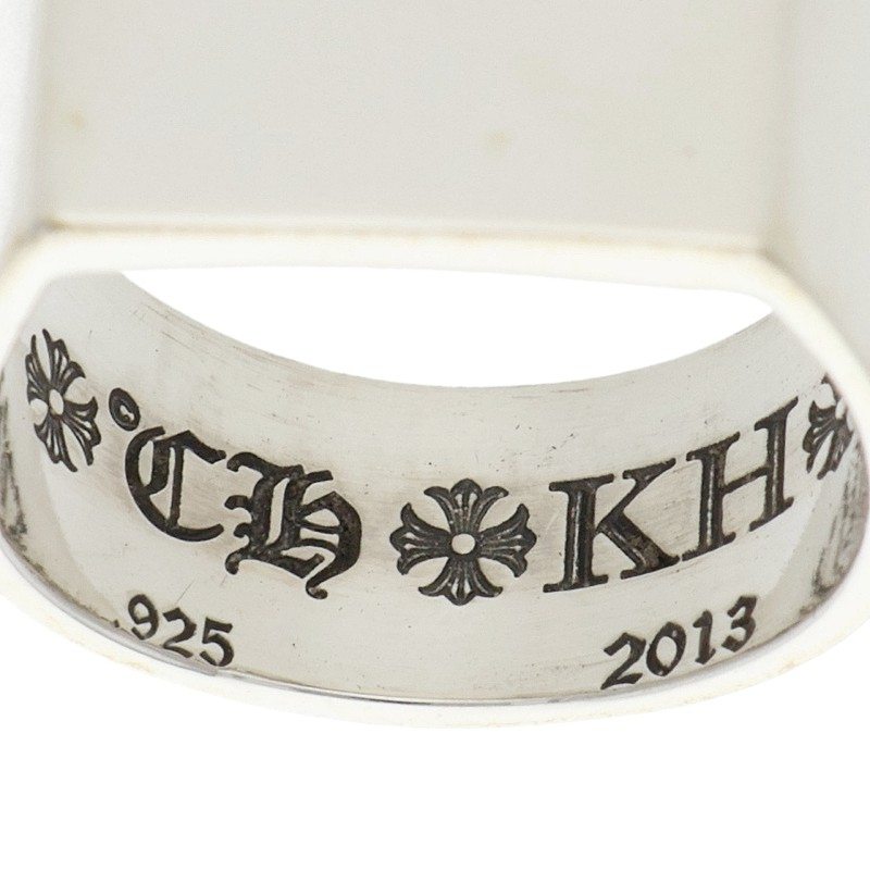 Chrome Hearts CIGAR BAND RING 925 Silver Ring Size 10.5