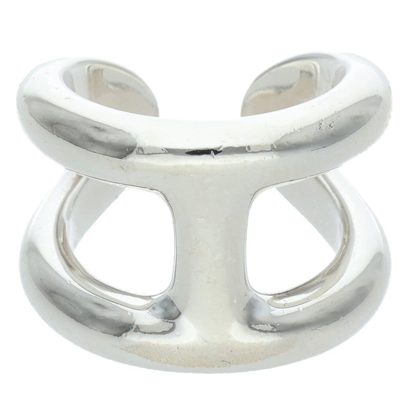 HERMES Osmose GM 925 Silver Ring Size 53