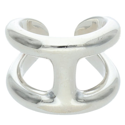 HERMES Osmose GM 925 Silver Ring Size 53
