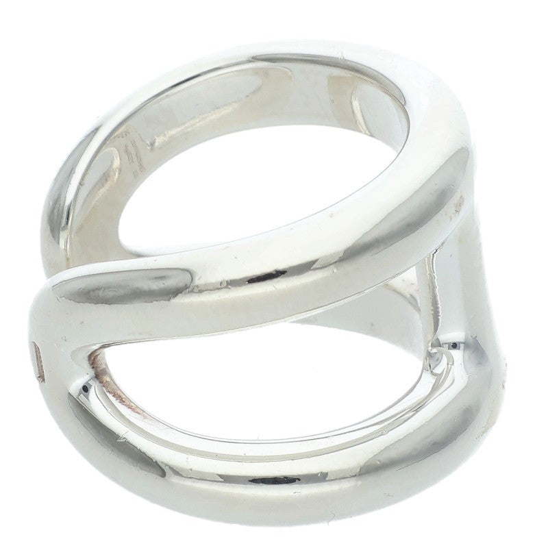 HERMES Osmose GM 925 Silver Ring Size 53