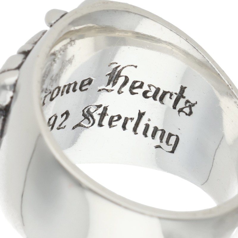 Chrome Hearts Keeper Sterling Silver Ring Size ONE SIZE