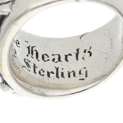 Chrome Hearts FLRL CRS Floral Cross Silver Ring Size 10.5