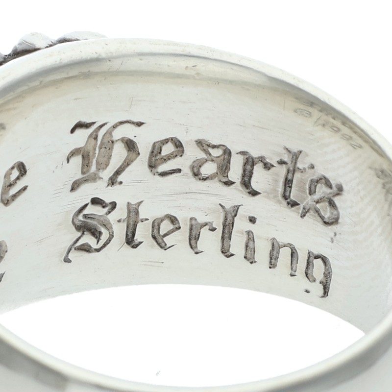 Chrome Hearts FLRL CRS Floral Silver Ring Size ONE SIZE