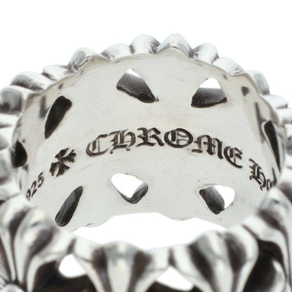 Chrome Hearts CEMETERY Cross Silver Ring Size JP 23.5